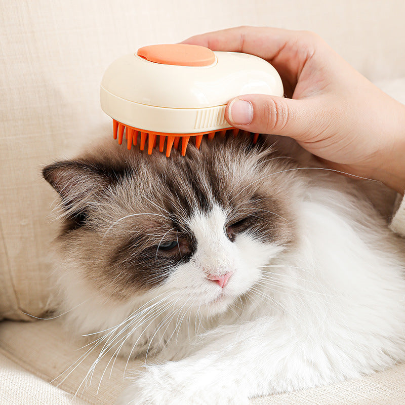 Elektrischer, selbstreinigender Dampfkamm für Katzen und Hunde…